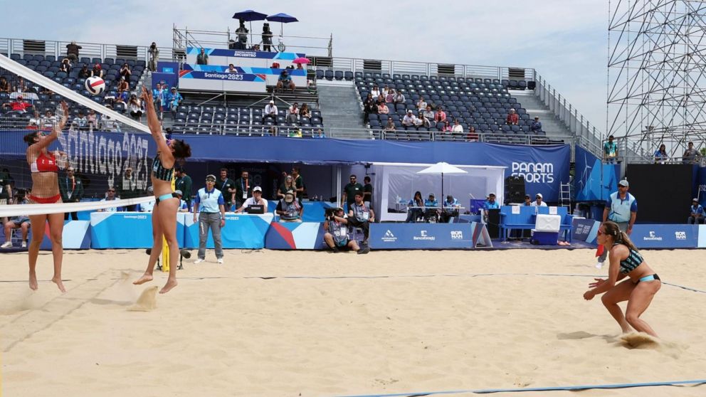 Gallay y Pereyra, en semifinales de beach volley en los Juegos Panamericanos 2023