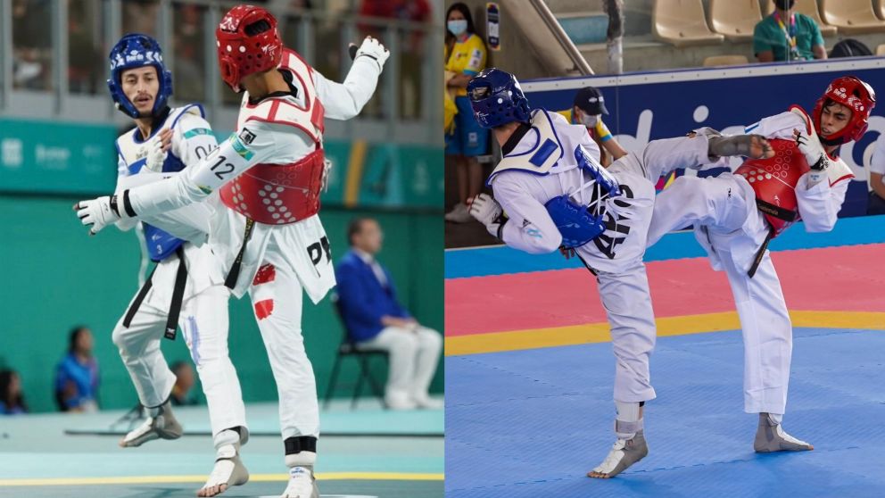 Juegos Panamericanos 2023: Lucas Guzm�n y Jos� Acu�a consiguieron dos medallas en taekwondo