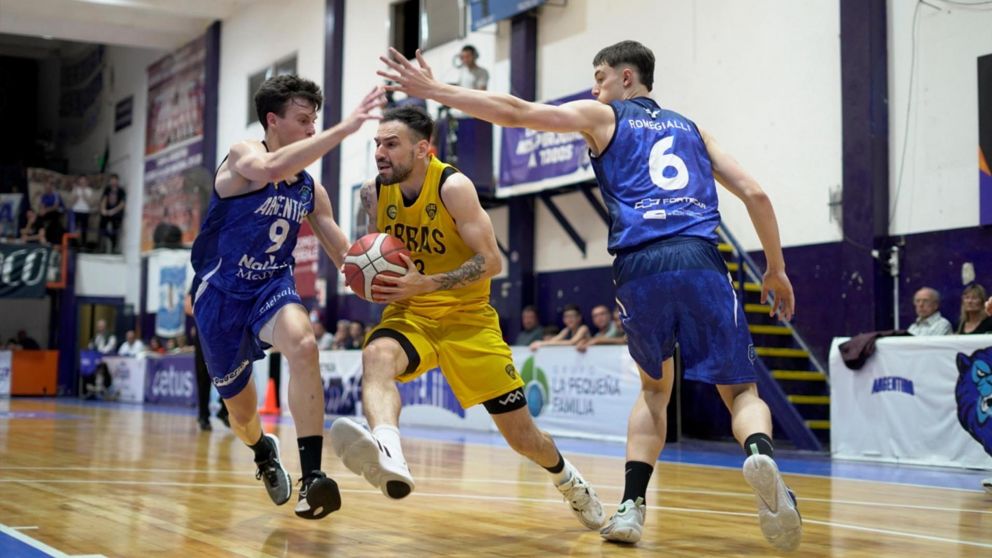 Obras se aprovechó del mal momento de Argentino de Junín y sumó un nuevo triunfo en la Liga Nacional