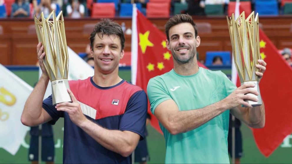 Horacio Zeballos salió campeón del Masters 1000 de Shangái en dobles
