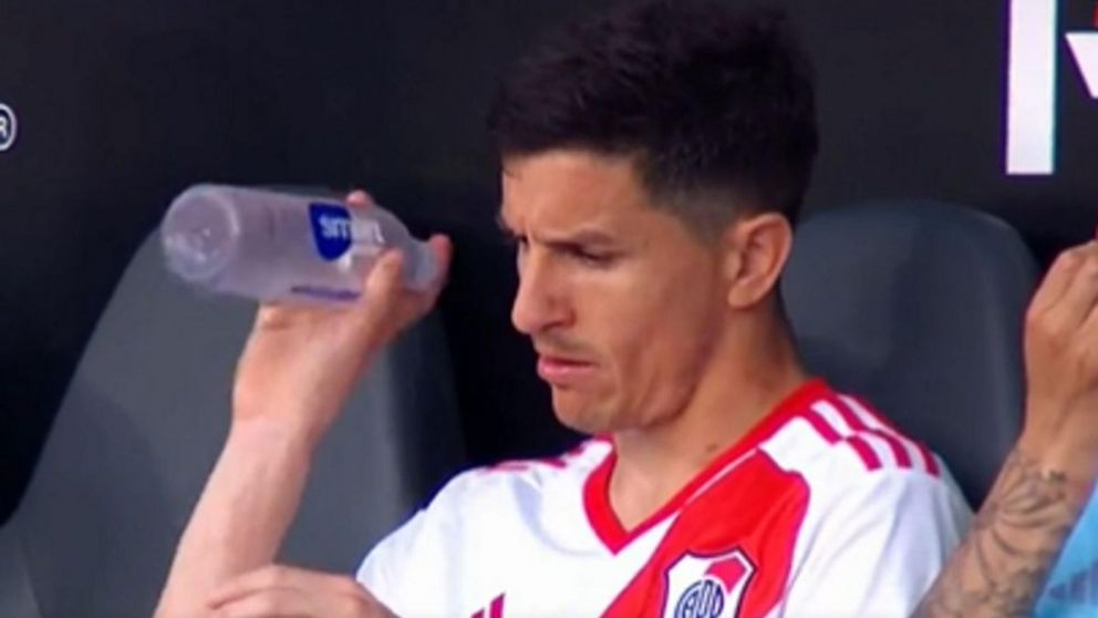 El enojo de Nacho Fernández cuando Demichelis lo reemplazó en el triunfo de River ante Talleres