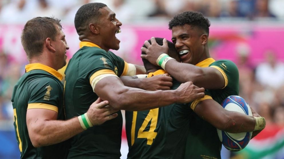 Mundial de Rugby 2023: Sudáfrica se enfrenta a Tonga