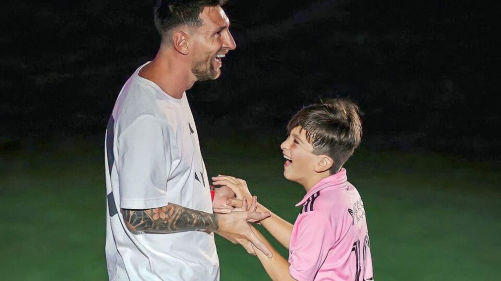 Sigue los pasos de Lionel: Thiago Messi debut� en la Sub 12 del Inter Miami