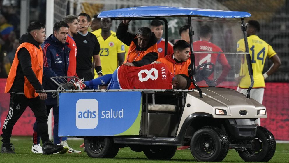 Arturo Vidal sufrió una lesión meniscal traumática aguda en el duelo de Chile ante Colombia