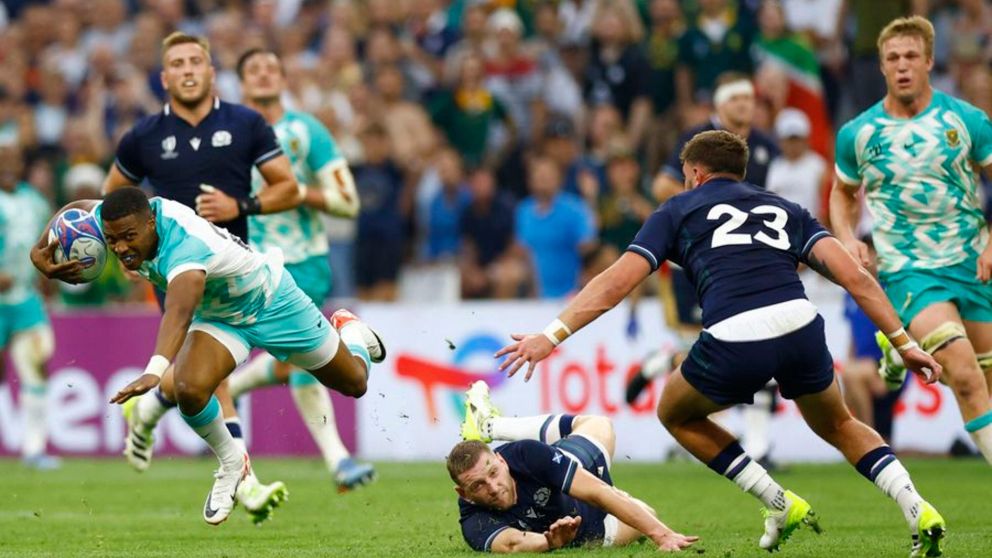 Mundial de Rugby 2023: Sudáfrica le ganó a Escocia y demostró por qué es uno de los candidatos