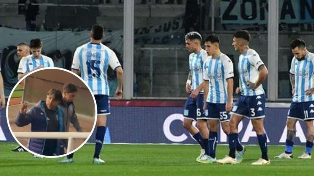 ¡Racing en llamas!: la bronca de los hinchas ante la polémica reacción de un ayudante de Gago tras la eliminación de la Copa Argentina