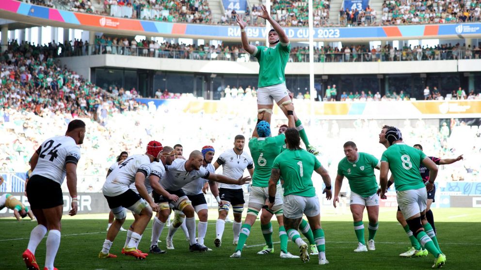 Mundial de Rugby 2023: Irlanda superó a Rumania por una tremenda diferencia