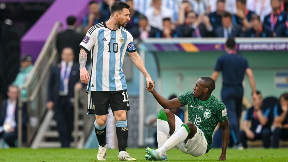 El inédito homenaje a Messi que le hizo un jugador de Arabia Saudita que enfrentó a Argentina en el Mundial Qatar 2022