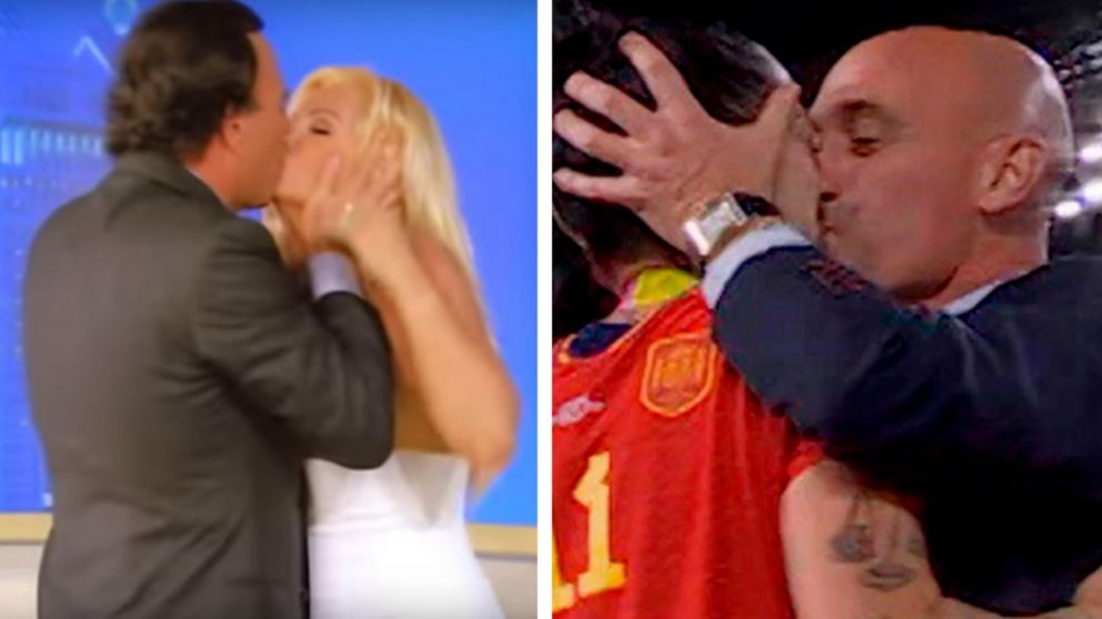 El beso no consentido de Julio Iglesias a Susana Giménez se viraliza por el Caso Rubiales: el impactante video