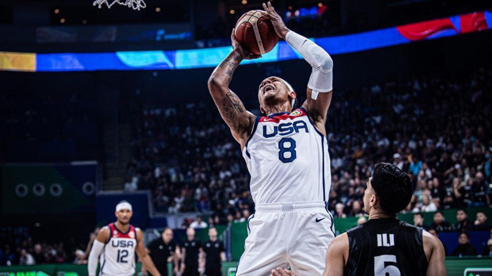 Mundial de Básquet 2023: Estados Unidos le dio una paliza a Nueva Zelanda