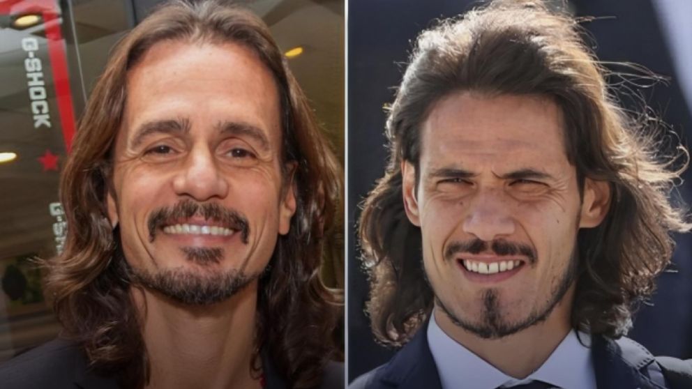 Christian Sancho hizo una inédita revelación sobre su parecido con Edinson Cavani