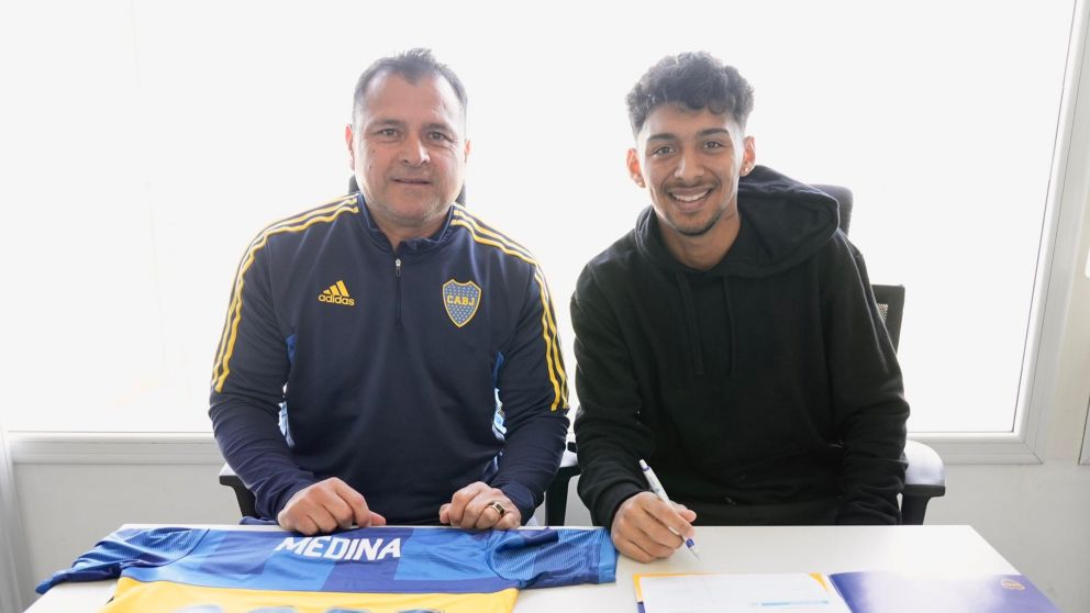 Sonríe Almirón: Cristian Medina extendió su contrato con Boca hasta fines de 2027