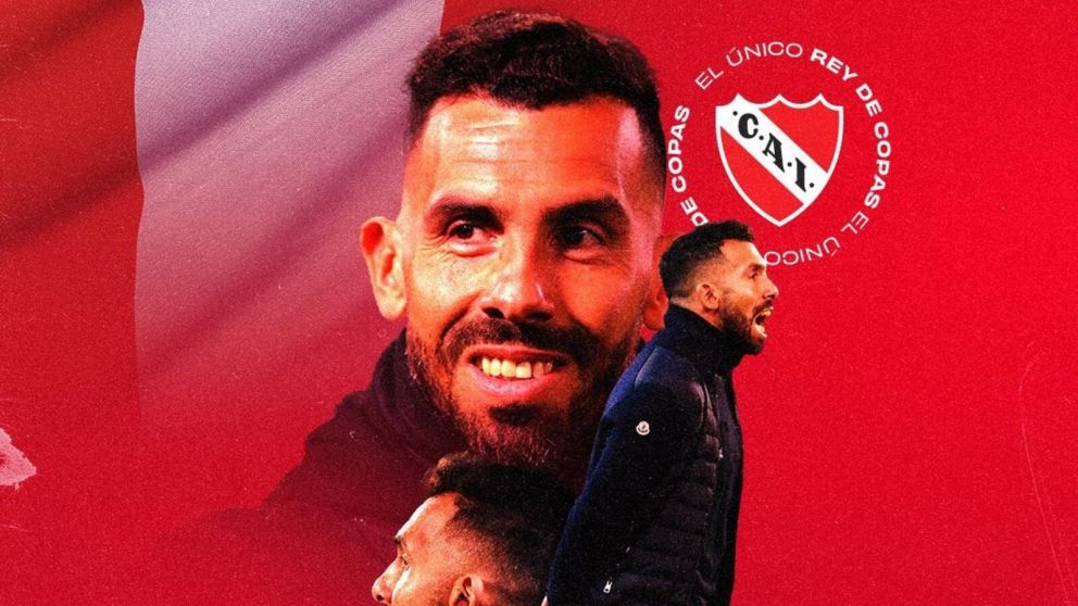Carlos Tevez fue anunciado como nuevo DT de Independiente