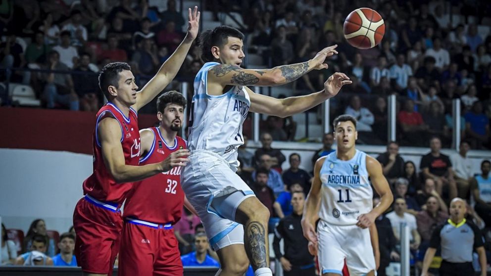 Argentina le ganó a Chile y jugará la final del Preolímpico de Básquet 2023