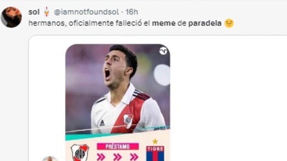 River se sacó de encima a Paradela y estallaron los memes