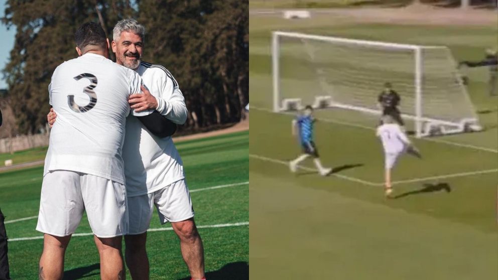 Video: El Burrito Ortega jugó un amistoso y metió un golazo que se hizo viral
