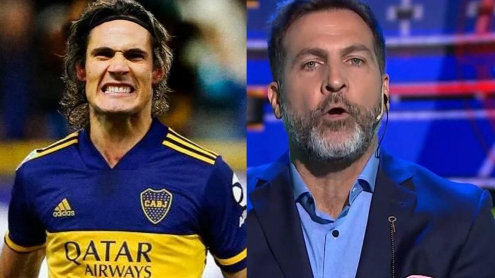 Toti Pasman destrozó a Edinson Cavani tras su debut en Boca y estallaron las redes