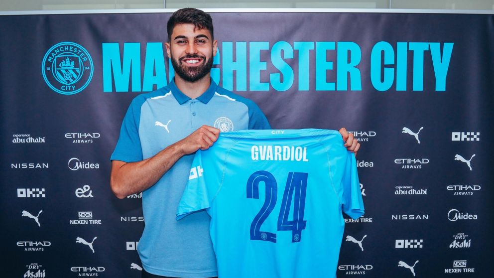 Manchester City anunció la contratación de Josko Gvardiol, el central más caro del mundo