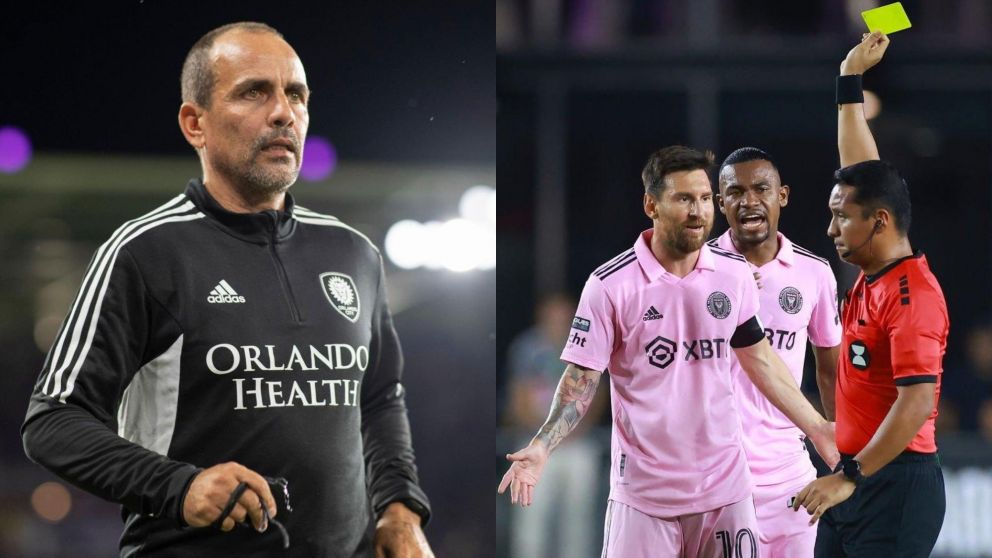 El DT de Orlando City estalló contra Messi y señaló que debió haber sido expulsado