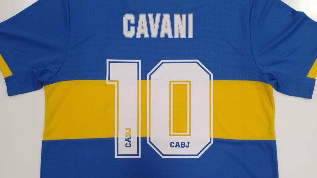 Cavani usará la 10 de Boca y es el 8° jugador en hacerlo tras el retiro de Riquelme