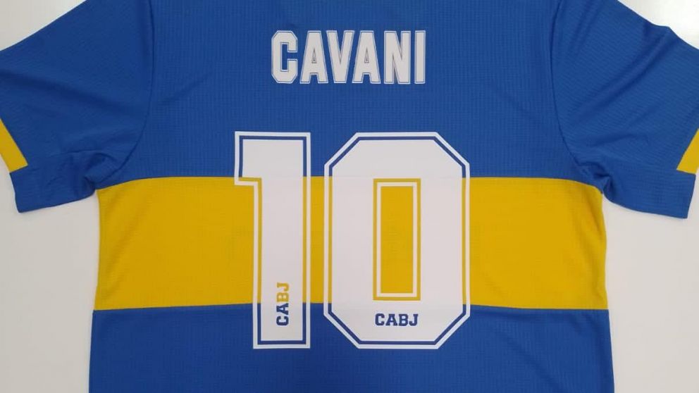 Cavani usará la 10 de Boca y es el 8° jugador en hacerlo tras el retiro de Riquelme