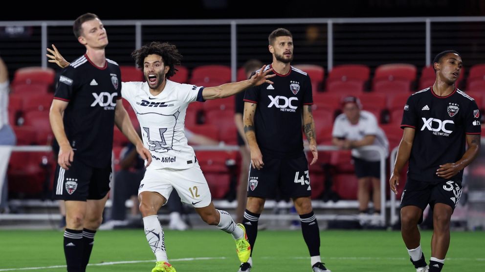 Pumas de la Unam goleó a DC United y avanzó a los 16avos de la Leagues Cup