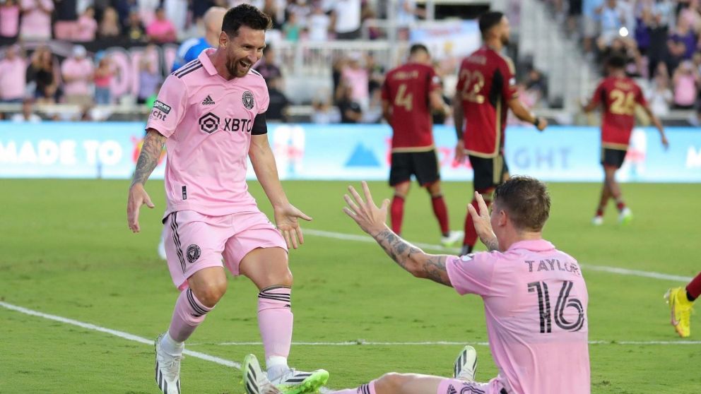 Inter Miami goleó a Atlanta United con un Messi intratable y se clasificó en la Leagues Cup