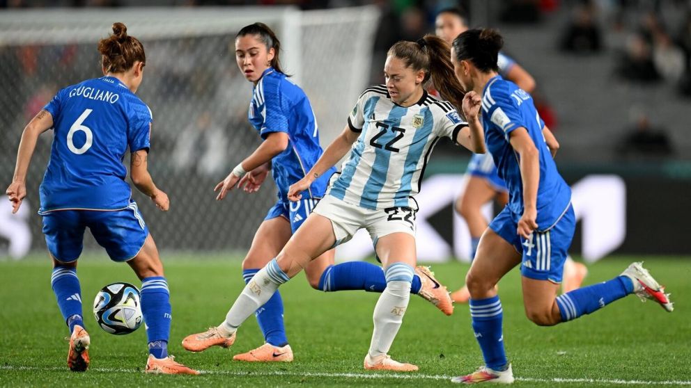 Argentina perdió sobre el final ante Italia en el debut del Mundial Femenino 2023 de la FIFA