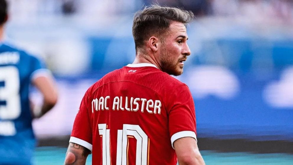 Alexis Mac Allister debutó en Liverpool con una asistencia y ya ilusiona a los hinchas