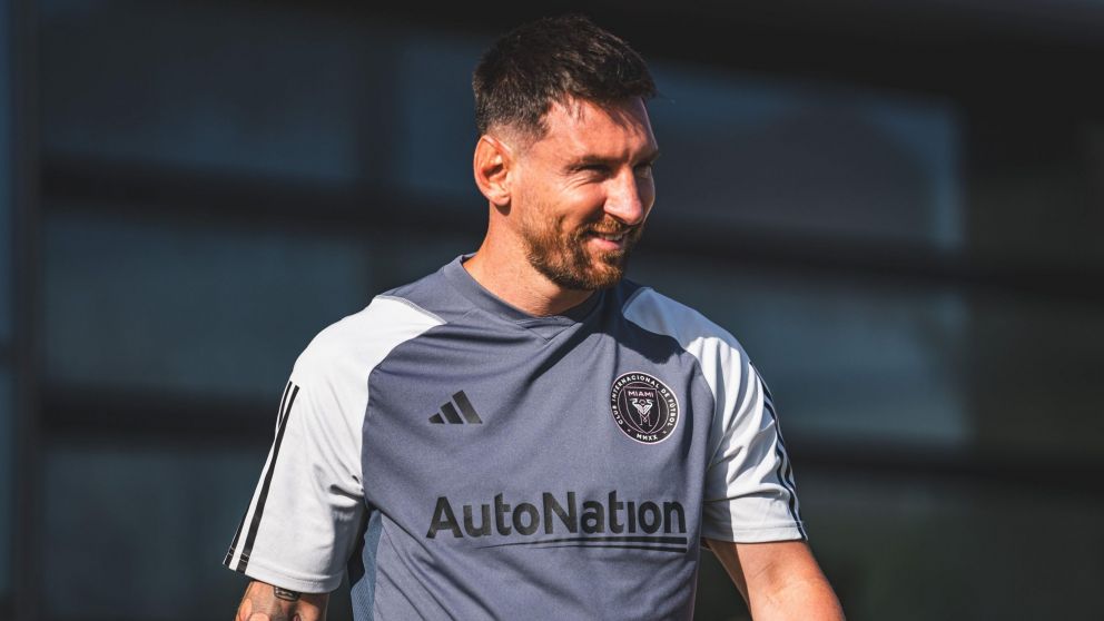 Messi lidera la práctica a puertas abiertas del Inter Miami