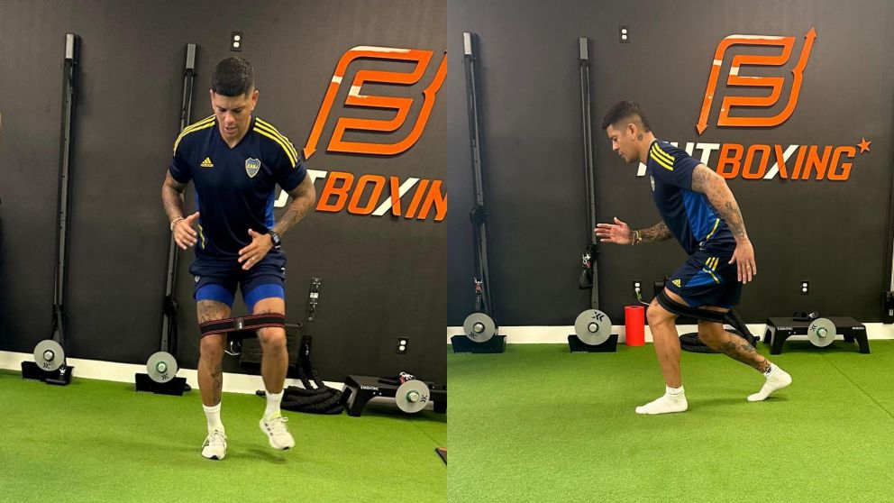 Marcos Rojo y las imágenes de su recuperación que ilusionan a los hinchas de Boca