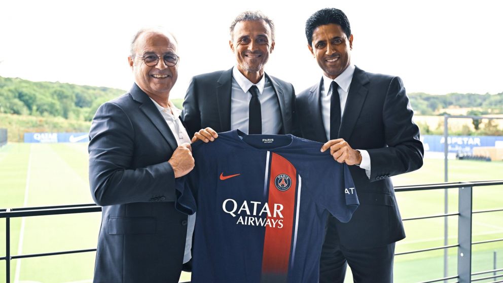 Luis Enrique fue presentado como nuevo DT de PSG