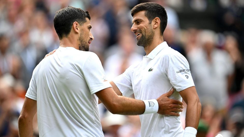 Pedro Cachín no pudo con Novak Djokovic y quedó eliminado de Wimbledon