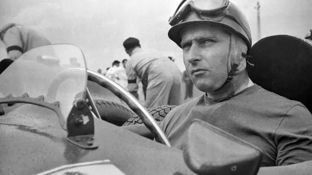 Juan Manuel Fangio y su t�tulo con Ferrari, el cuarto de su carrera en la F�rmula 1