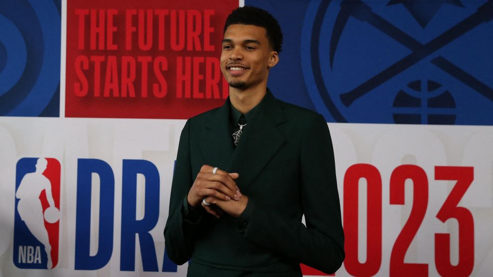 Victor Wembanyama fue elegido N° 1 del Draft de la NBA por San Antonio Spurs