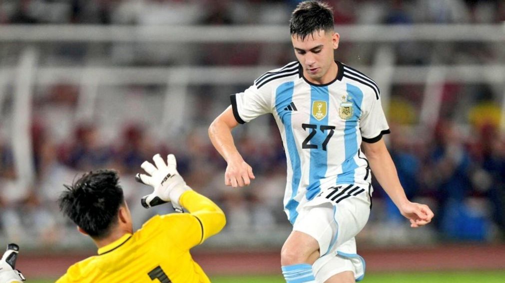 Facundo Buonanotte tuvo un debut prometedor en la Selecci�n Argentina: "Estoy so�ando despierto"