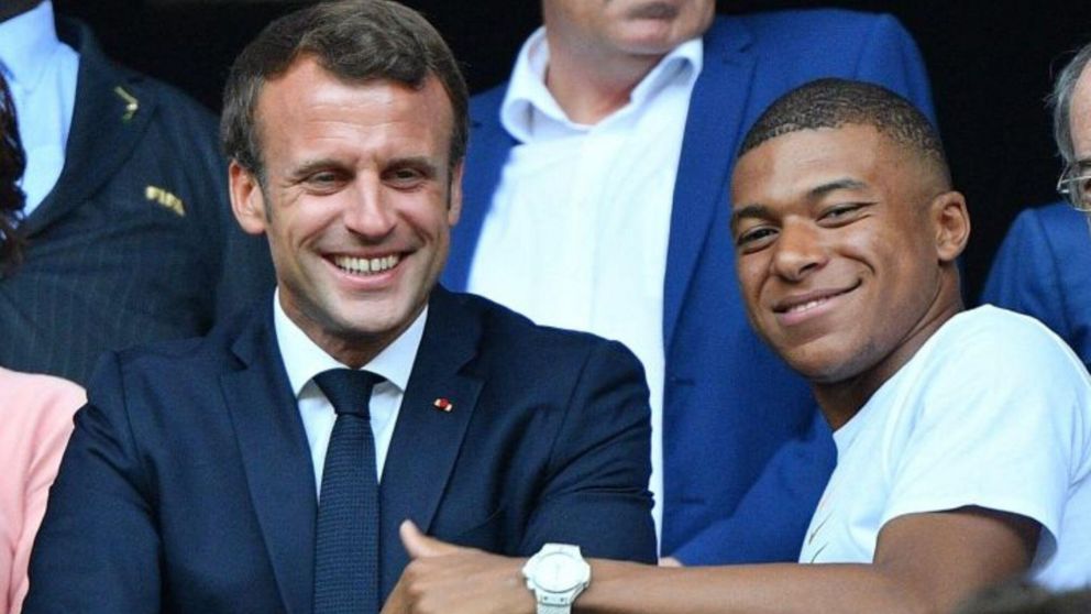 Emmanuel Macron, presidente de Francia, presionará a Mbappé para que se quede en PSG