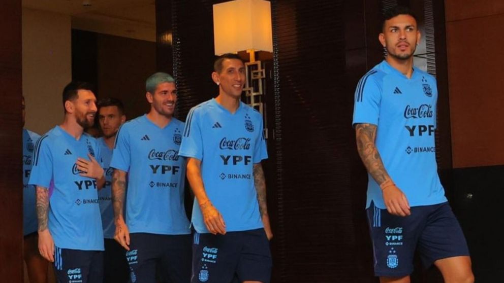 Con Messi, la Selección Argentina tuvo su primer entrenamiento en China