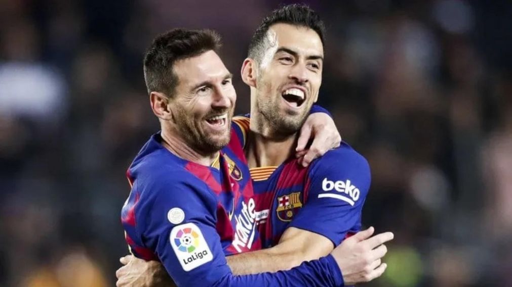 Messi sonr�e: Busquets est� muy cerca de fichar para el Inter Miami