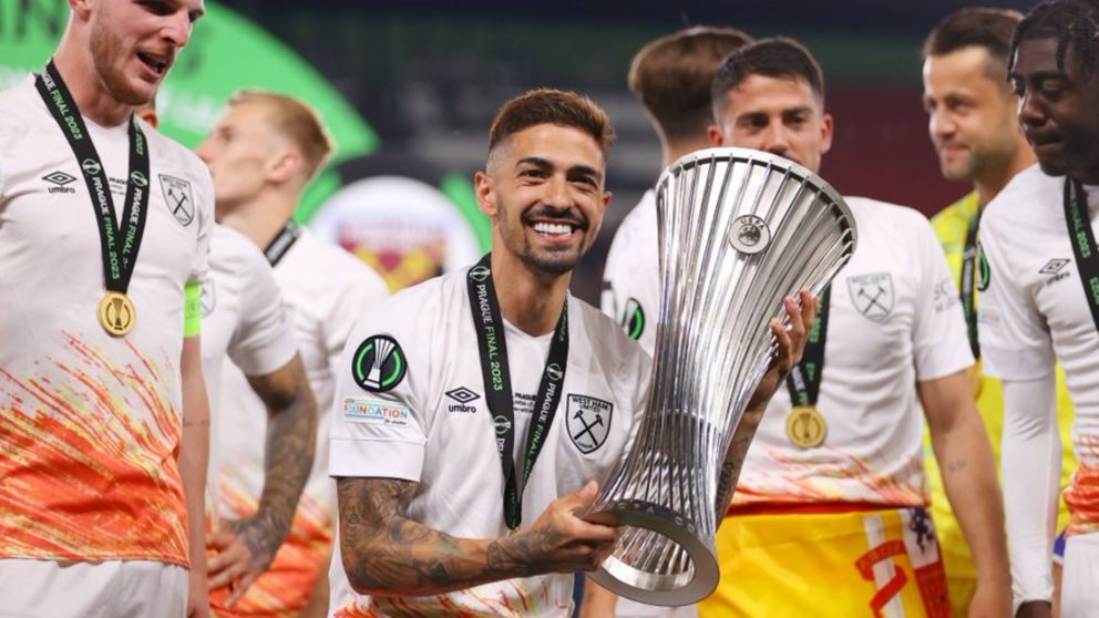 Manuel Lanzini campeón de la Conference League: agónico triunfo del West Ham ante Fiorentina