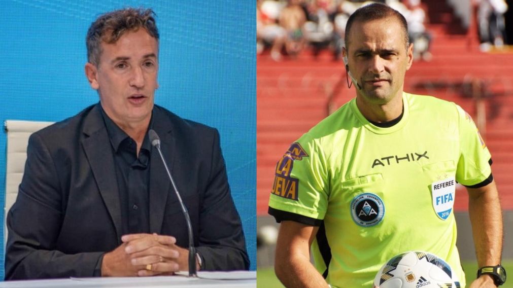 Arbitraje caliente: Beligoy echó a Diego Abal por el error en el partido de Gimnasia y Sarmiento