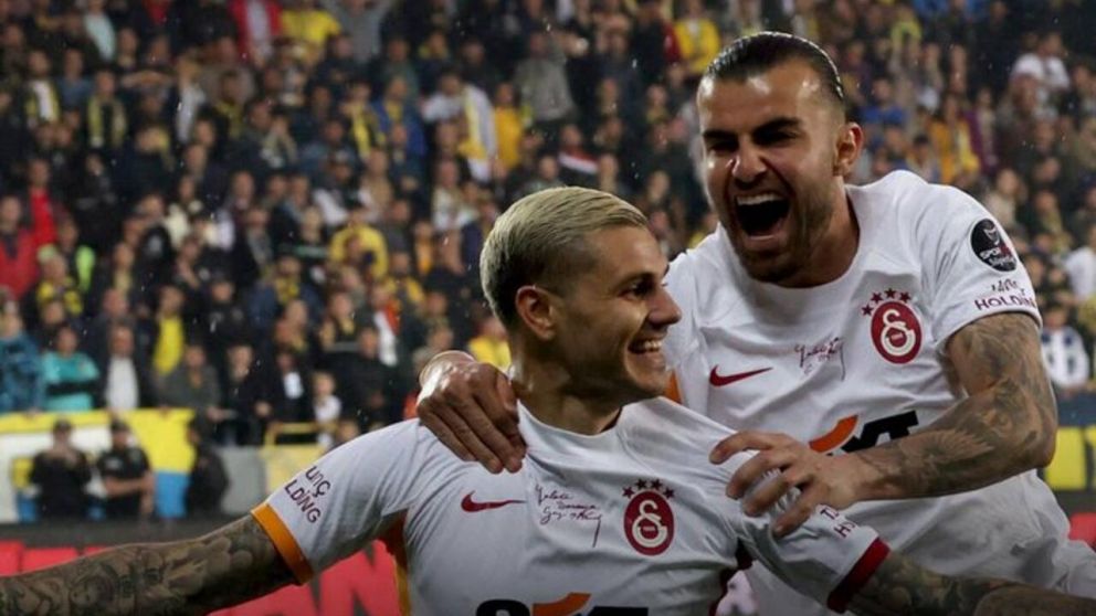 Mauro Icardi metió un doblete y Galatasaray se consagró campeón