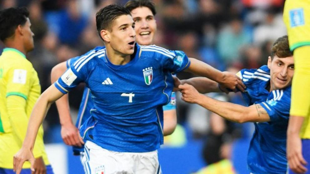 Mundial sub 20: show de goles en la tremenda victoria de Italia ante Brasil