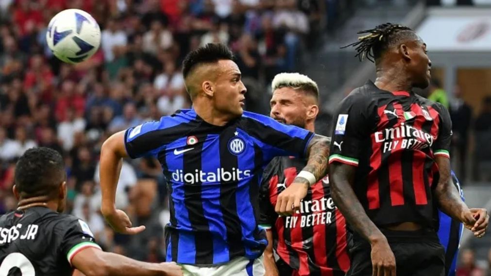 Lautaro Martínez buscará con Inter ante el Milan asegurar la presencia argentina en la final de la Champions