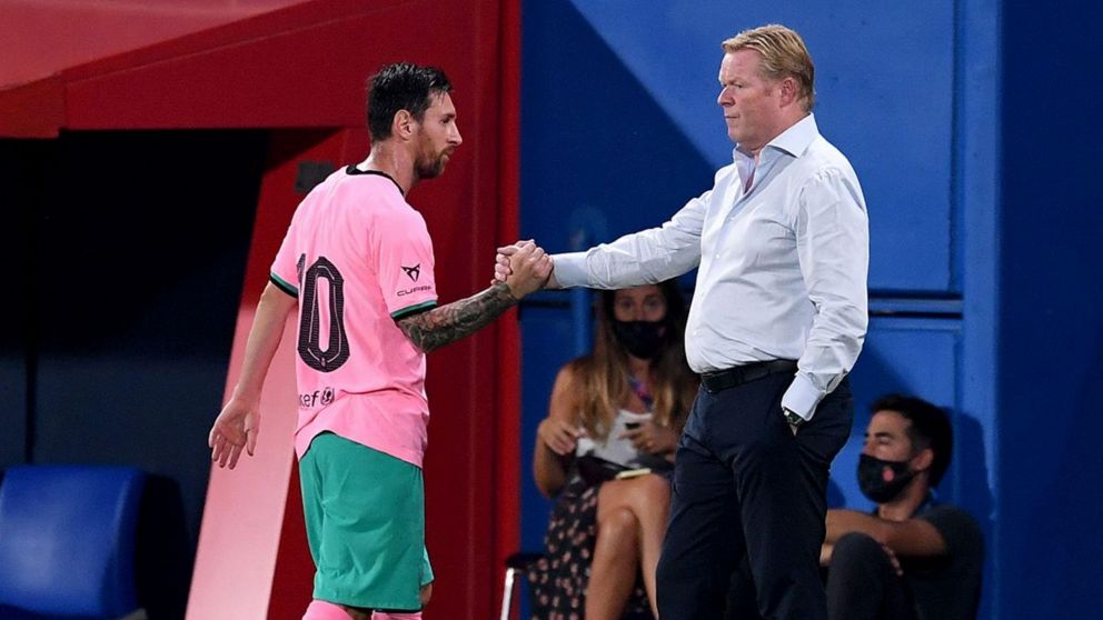 Ronald Koeman le puso picante a la vuelta de Messi a Barcelona