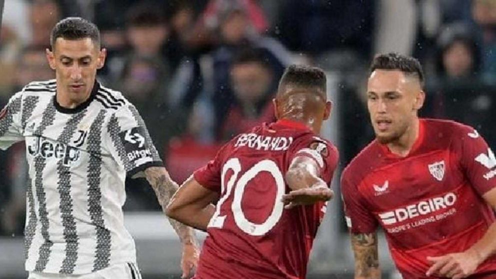 Juventus sufrió y logró un agónico empate ante Sevilla en la Europa League