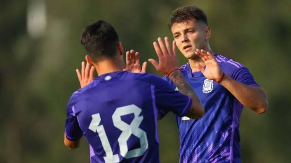 Selección Argentina sub 20: goleó a Dominicana en su primer amistoso antes del Mundial