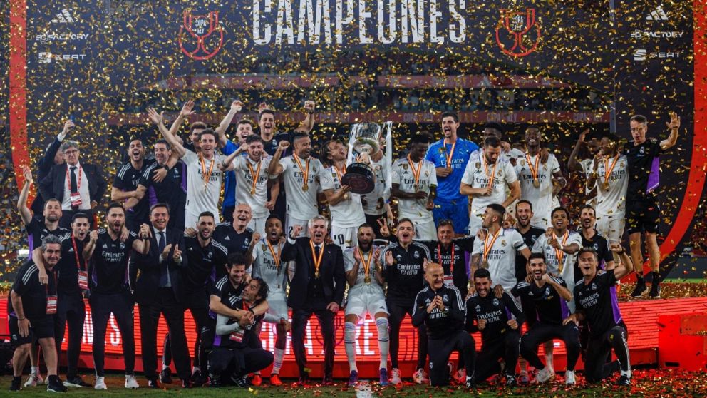 Real Madrid le ganó a Osasuna y salió campeón de la Copa del Rey