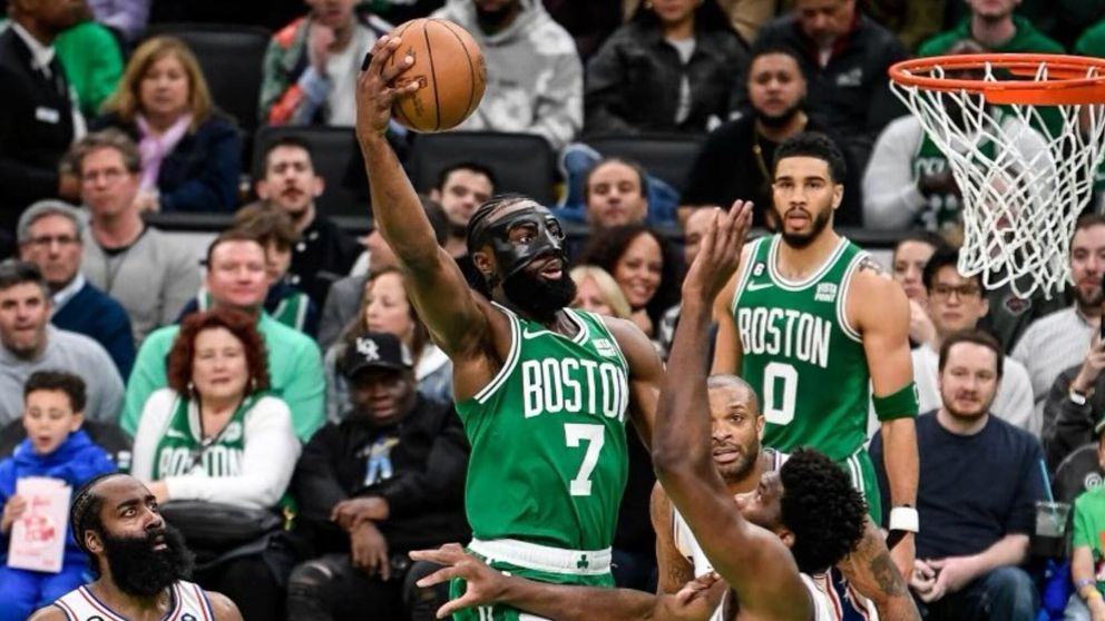 NBA playoffs: Boston Celtics le dio una paliza a Philadelphia Sixers e igualó la serie