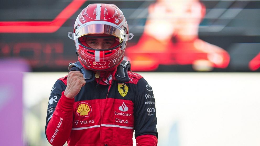 Fórmula 1: Charles Leclerc voló con su Ferrari y saldrá primero en el GP de Azerbaiyán